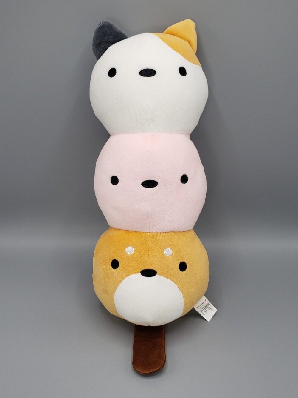 Takashoji Dango Stacked Plush Stacked Calico Cat Pink Rabbit Shiba Inu Dog 2023